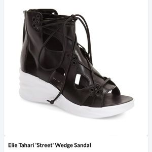Elie Tahari Street Wedge Sandal